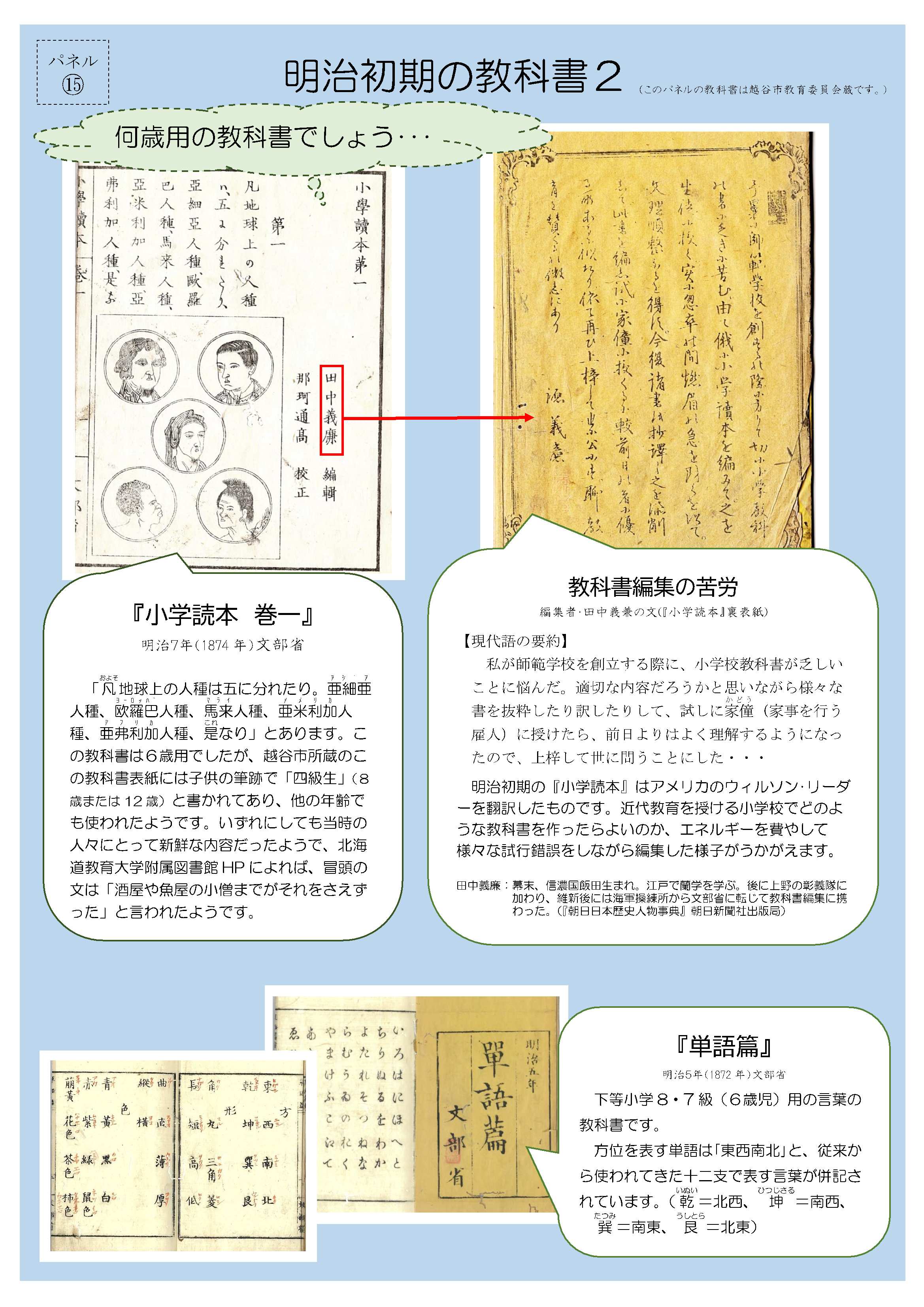 展示「越谷から見た近代教育150年」15